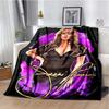 Classic Latin Singer Jenni Rivera Printed Blanket Fanart Flannel Blanket Fashion Soft Warm Blanket Home Daybed Picnic Blanket
