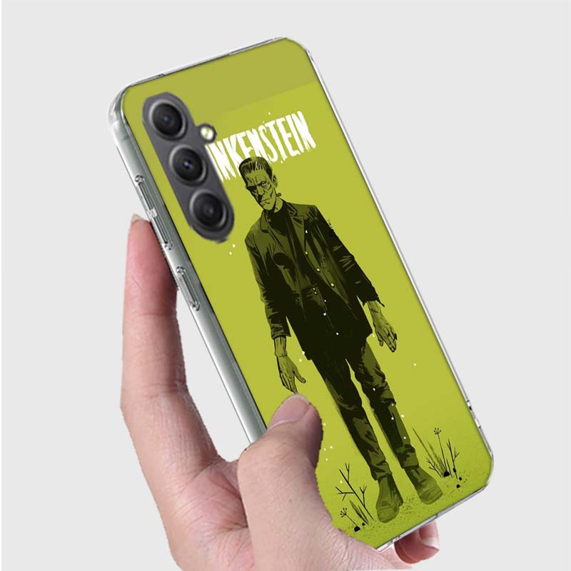 Horror F-Frankenstein Phone Case For Samsung A16 A26 A36 A56 A17 A03S A04S A02S A05S A50S A30 A20 A70S A40 A21 Galaxy Note 20 10