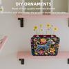 DIY Diamond Painting Wooden Tube Vase Two-Sided Pattern 5D DIY Vase Diamond Painting Kit for Adults Gift Idea Home Office Decor