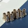 10 Pcs Metal Twist On Rg6 F Type Coaxial Cable Connector Plugs For Tv Satellite