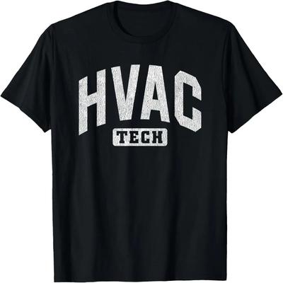 Vintage HVAC Tech Gift Journeyman HVAC Technician T-Shirt