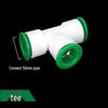 Quick Connect PPR Ball Valve PVC Elbow Tee, No Hot Melt, 4 Points/40 PE Water Pipe Fittings.