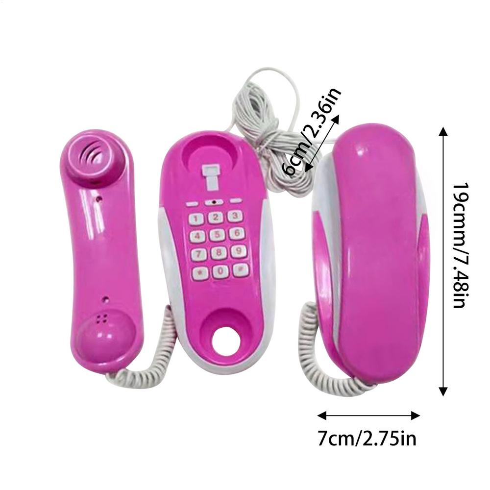 

Baby Phone Toys Role Play Communication Toy Childrens Fun Wireless Intercom Telephone Play Phone Educational Toys рожевий
