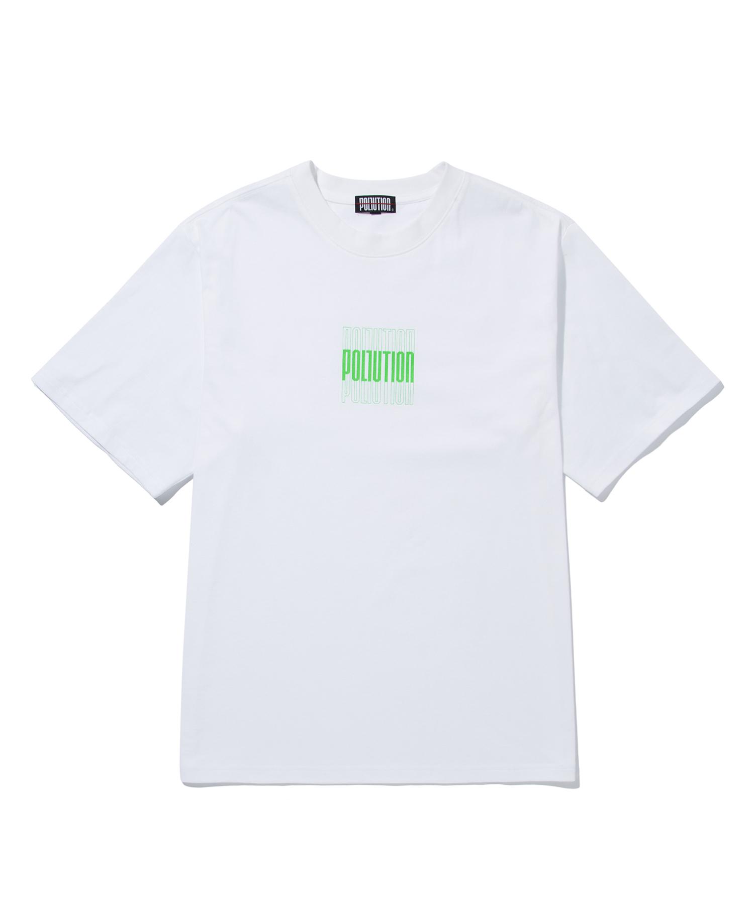 Pollution 3D Logo Half Slv T L