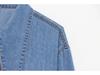 2025 Spring Women's Fashion Bow-Knot Denim Shirt - European & American Style
