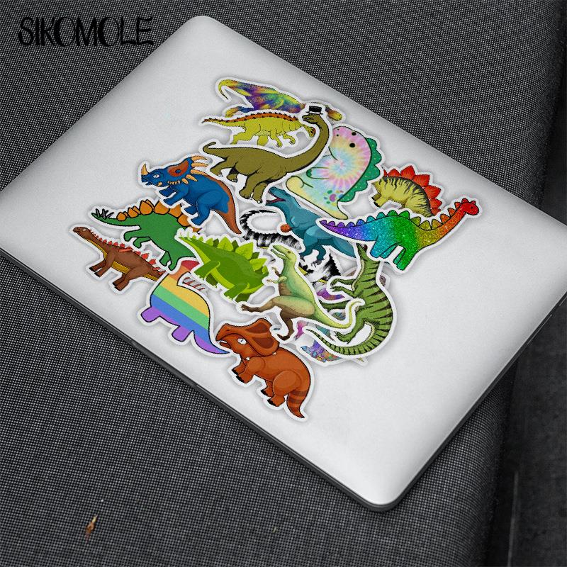 10 30 50PCS Cartoon Cute Dinosaur Jurassic Stickers Animals DIY Toys Car Skateboard Snowboard Luggage Decal Graffiti Sticker