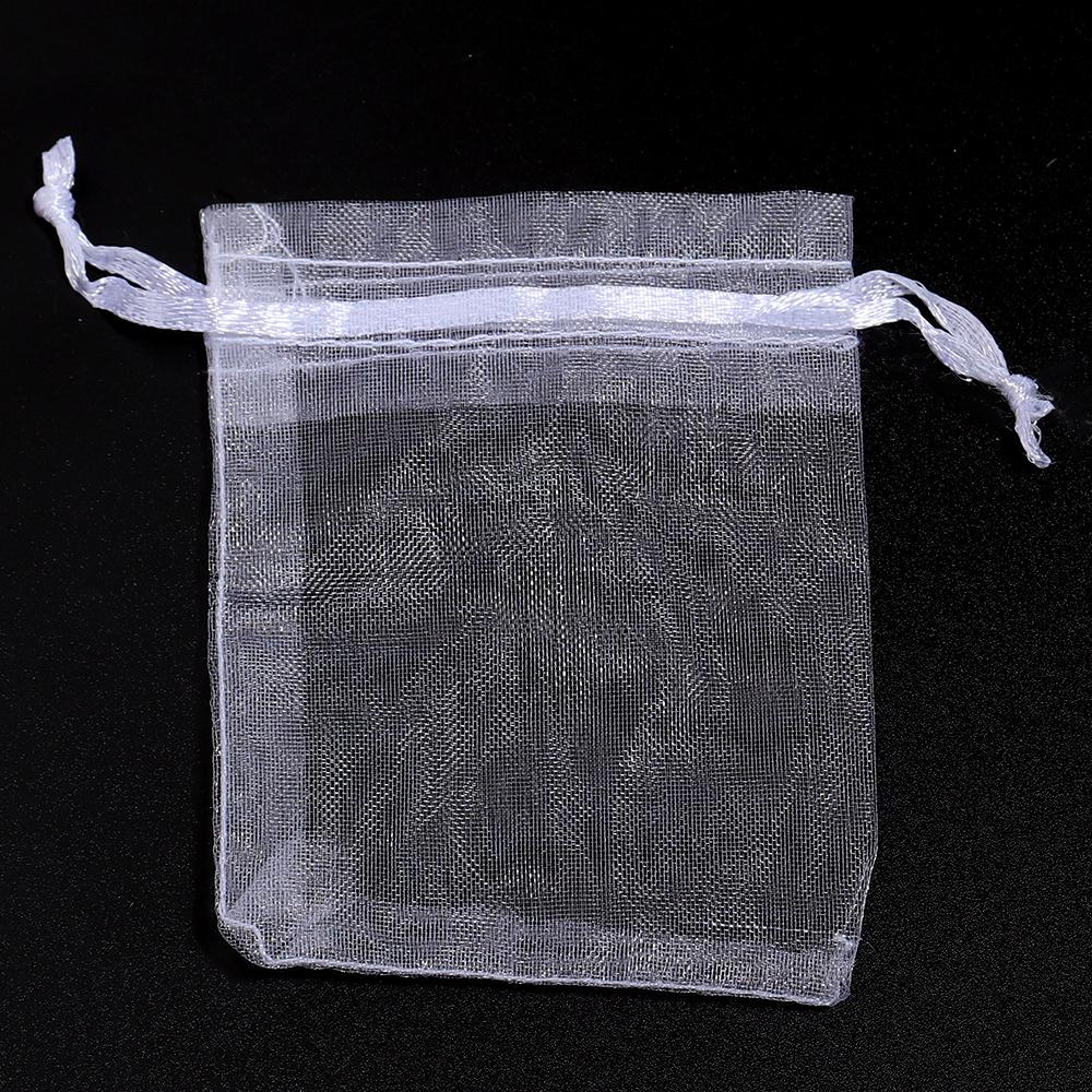 10pcs/Lot 24 Colors Organza Bags Jewelry Bag Wedding Gift Storage Drawstring Pouches Jewelry Packaging Bags Present Wholesale