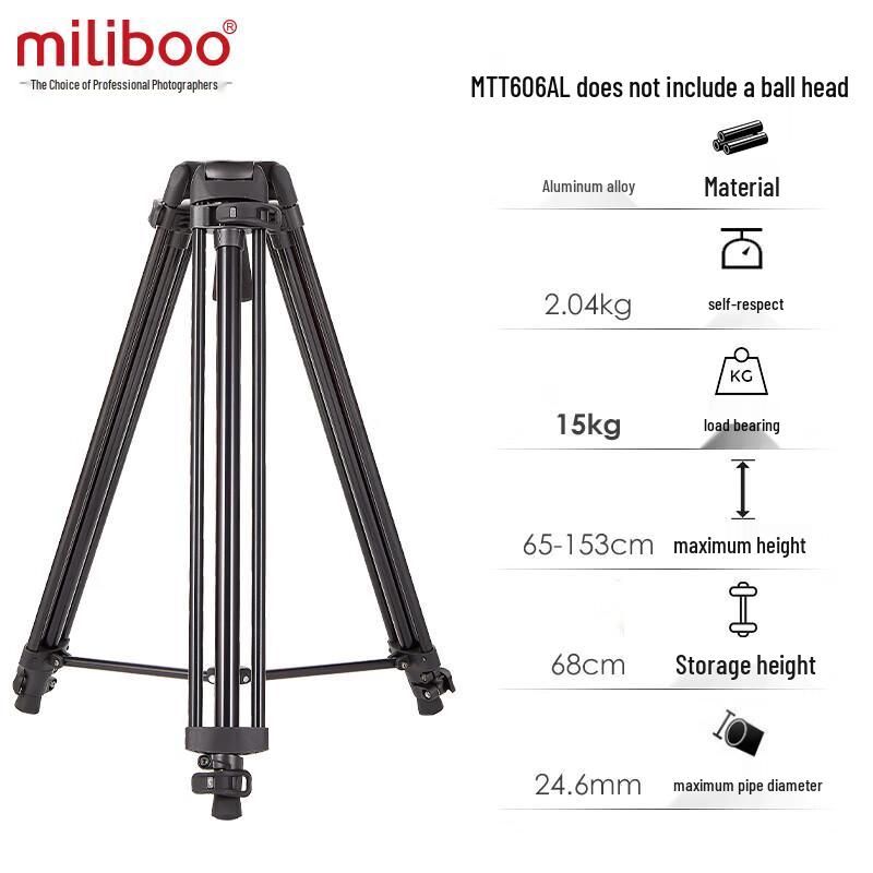 Miliboo Iron Tower 6 Series MTT606A Professional Tripod