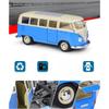 Welly 1/24 Volkswagen T1 BUS 1963 Alloy City BUS Model Diecast Metal Toy Travel Bus Vehicles Car Model High Simulation Kids Gift