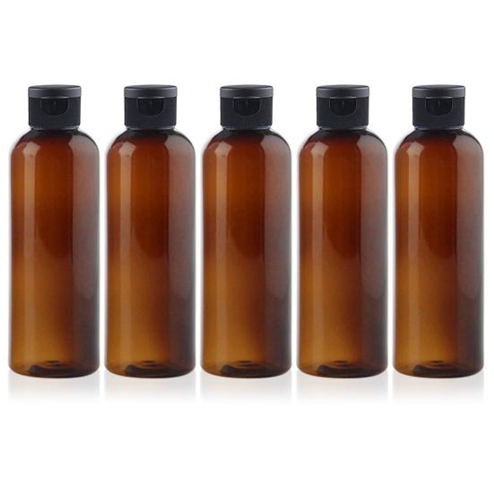 5Pcs Travel Lotion Dispenser Leak-proof Portable Lotion Container Refillable Plastic Empty Bottle for Cosmetic Lotion Essential Oil Facial