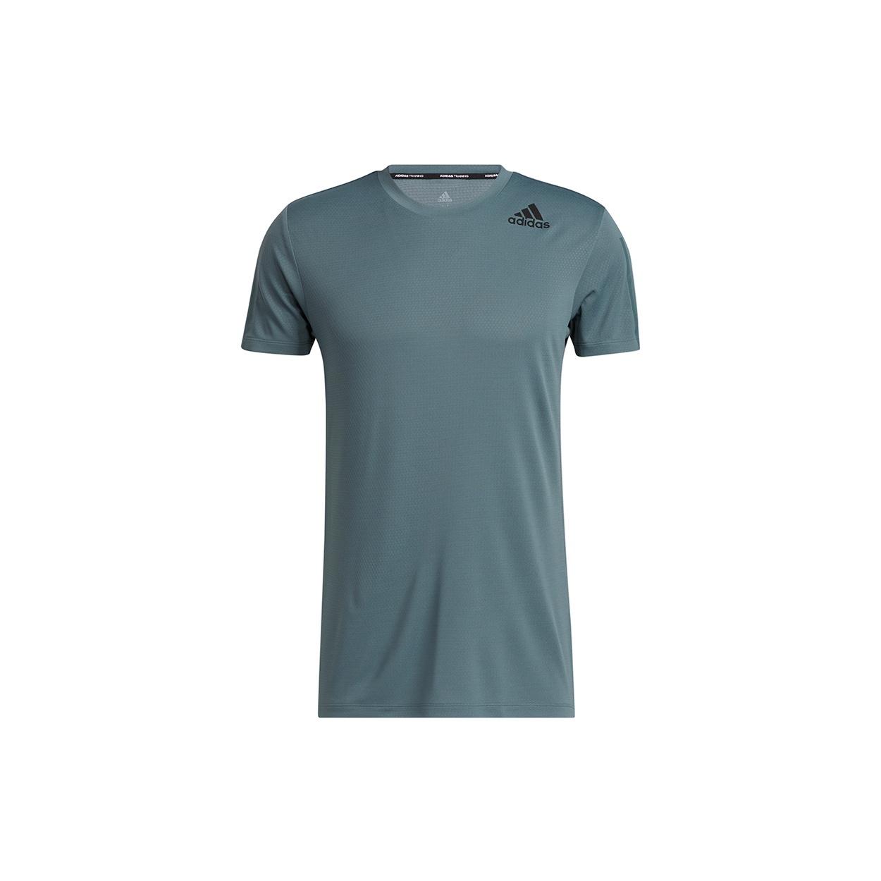 Men s adidas H.Rdy 3s Tee Intense Training Sports Short Sleeve Blue T-Shirt HF4215 S