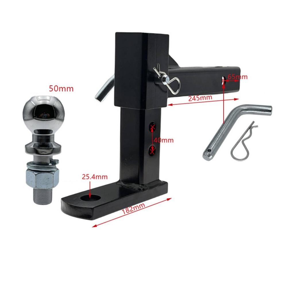 Adjustable Hitch Arm Resistente Trailer Enganche Para Remolque Acabado