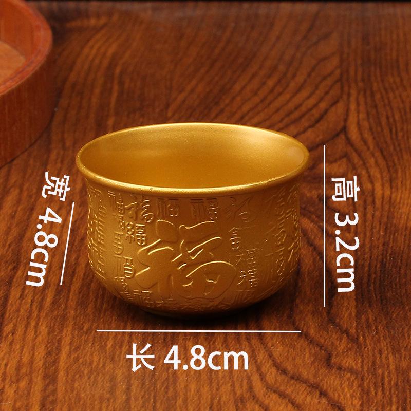 

Сплавная бытовая чайная чашка для чашки Baifu одна чашка металлические поделки подарки маленькие подарки украшения для дома