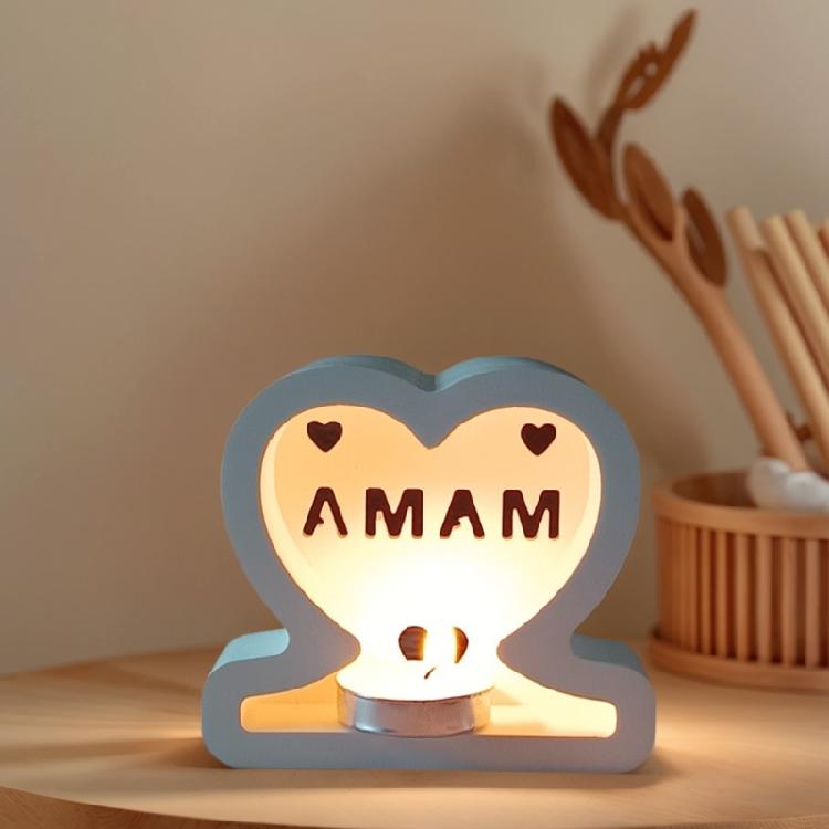 Heart Silicone Candle Holder Molds Epoxy Resin Molds for Tealight Holder Home Decoration Mothers Day Silicone Mould