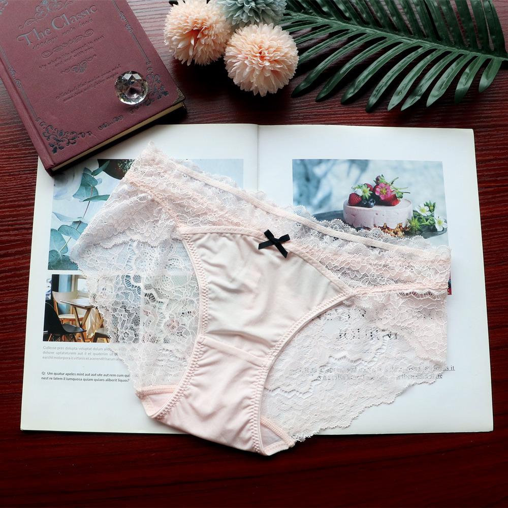 Sexy Underwear Ladies Seductive Lace Panties Women Low Waist Comfortable Breathable Quick Drying Women's Briefs