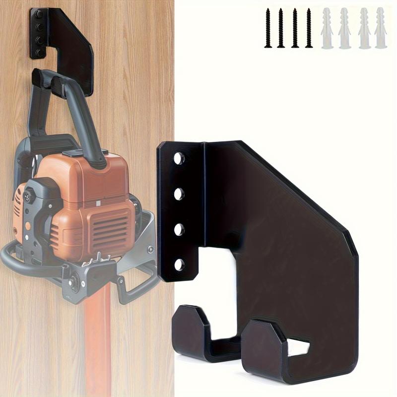 Heavy Duty Iron Chainsaw Hanger Wall Mount Hook Garage Organizer For Power Tool Garden Tool Holder Workshop Shed Storage Bracket