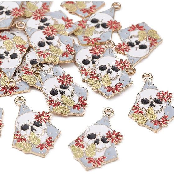 KitBeads 100pcs Enamel Red Heart Charms Mini Valentine's Day Love Heart Shaped Charms for Jewelry Making Bulk