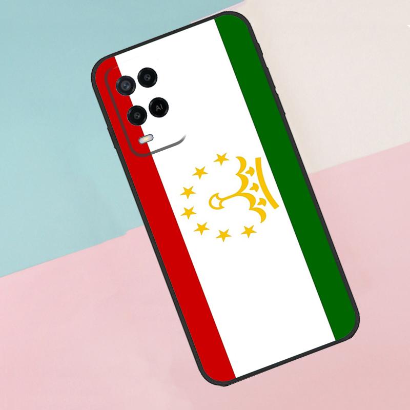 Tajikistan Flag For Oppo A16 A76 A96 A15 A80 A60 A40 A94 A54 A98 A78 A18 A38 A58 A17 A77 A74 A57S Phone Case