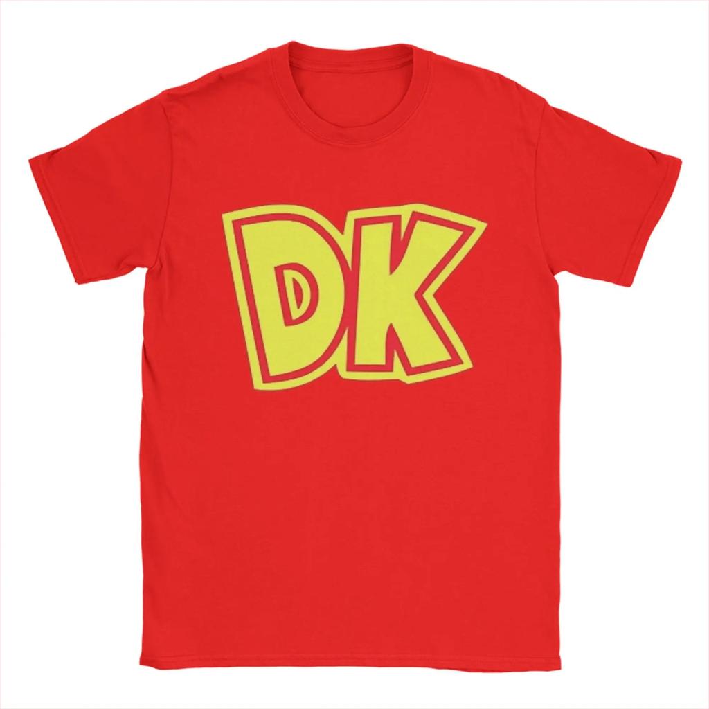 2026 New Fashion Funny Donkey Kong Video Games High Quality Soft T Shirts Men's O-neck Short Sleeve Tops Cotton Summer Tops Y2K
