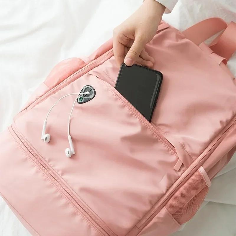 Multifunction Fitness Bag Large Capacity Dry and Wet Separation Sports Shoulder Messenger Travel Laptop Backpack Bags for Women