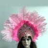 Popular Feathered Hairband Festival Costume Props Headband Samba Headdress Carnivals Party Celebration Props Headpiece