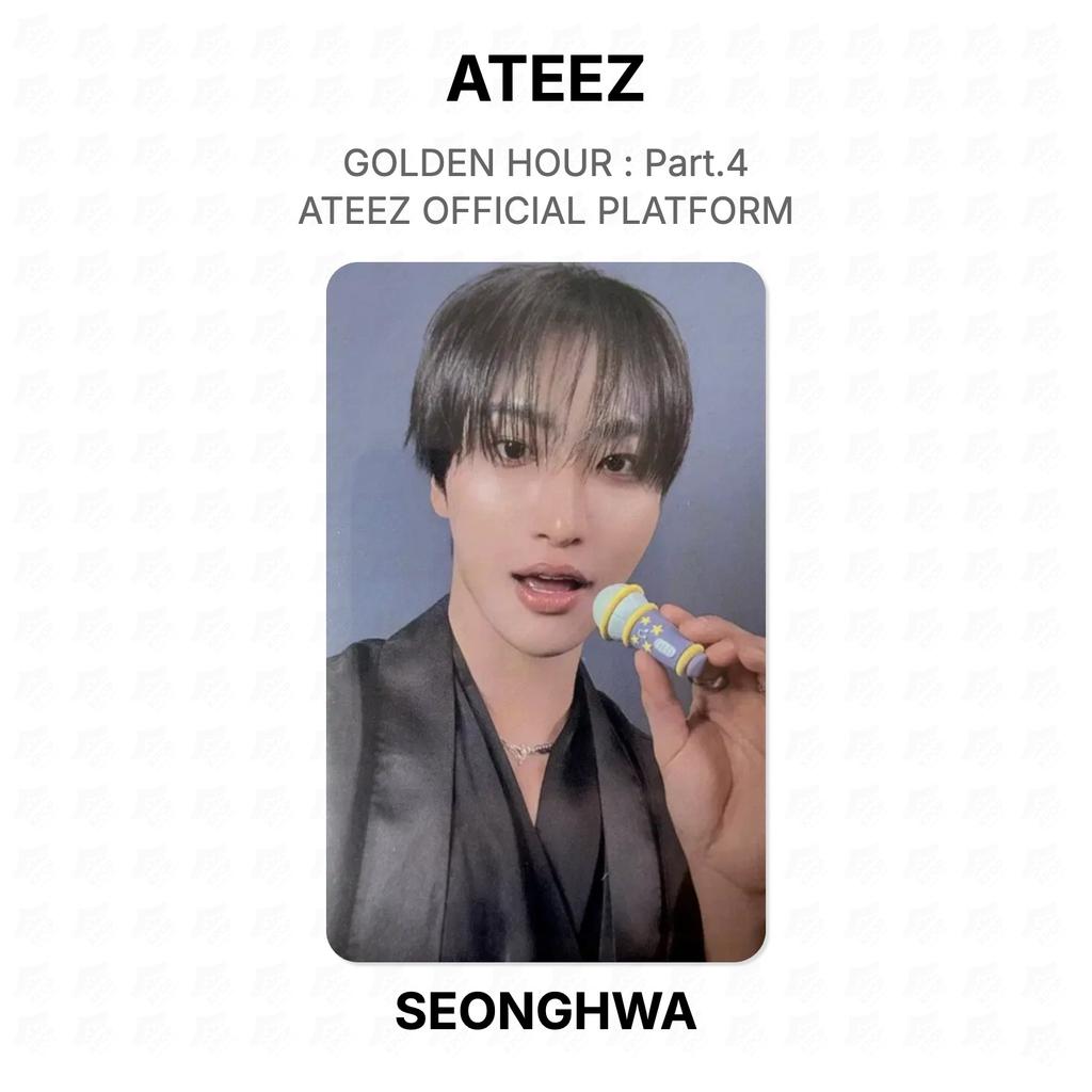 ATEEZ GOLDEN HOUR : Part.4 ATEEZ OFFICIAL PLATFORM Official Photocard