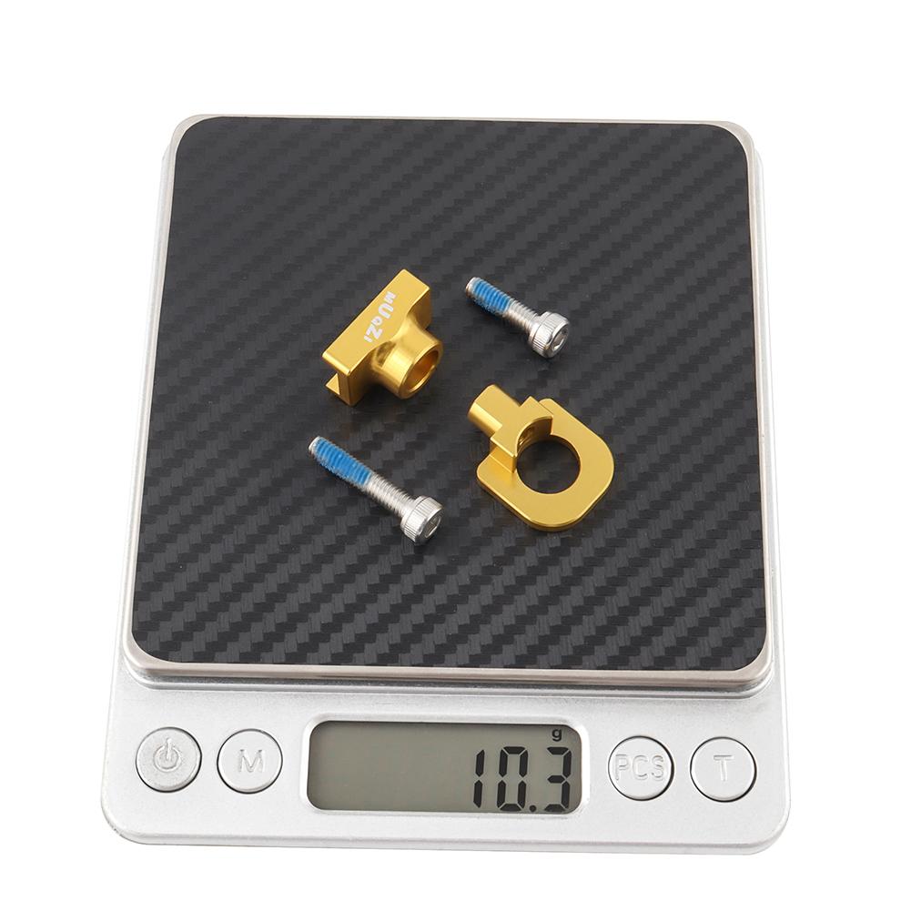 Single Speed Bicycle Chain Tensioner Adjuster Aluminum Alloy Bicycle Chain Fastener Fixed Bike Bolt Screw Cycling Accessories