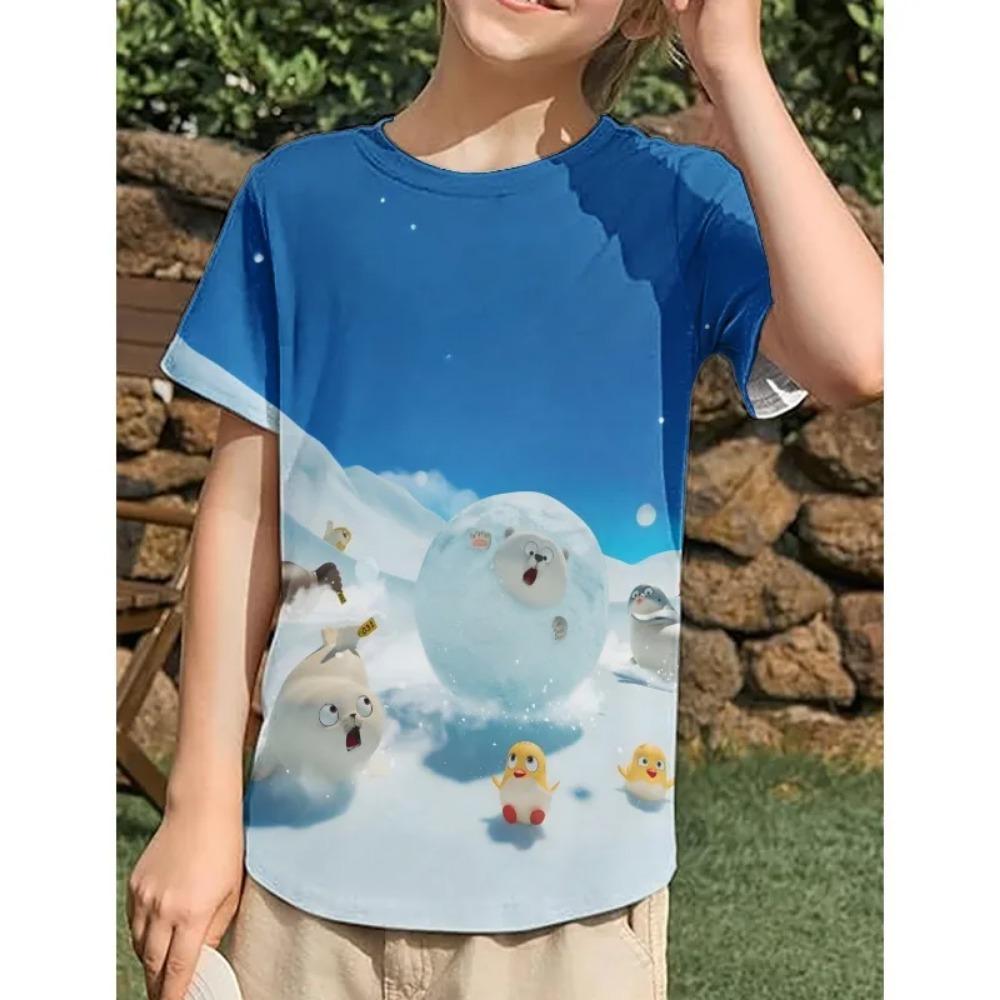 SEALOOK Summer 3D Printed Kids T-shirt New Style Kawaii Casual Soft Comfortable Tee Fashion High Quality  Boys/girls Tees 3D Anime T-shirt Cute Tops