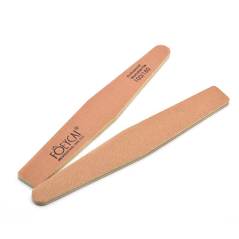 Double-Sided Rhombus Washable EVA Nail File and Sanding Strip