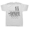 Funny Retro 2 Fishes 5 Breads Jesus Christian Bible Cotton T-Shirt Oversized Unisex Graphic Tees Men's Clothing Streetwear