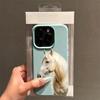 Horse-hugging Girl Phone Case For IPhone 17 17Air 16 15 14 Plus 13 Pro Max Case For IPhone 11 12 Cover Funda Bumber Coque