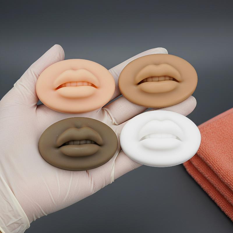 Tatoveringsøvingshud 5D Leppepraksis Silikonhud Microblading Utstyr For Permanent Sminke Leppeblushing Trening
