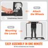 SucceBuy 1800LBS Drywall Sheet Cart Panel Dolly Cart with Deck & 5" Swivel Wheels Handling Sheetrock Lumber for Garage Warehouse