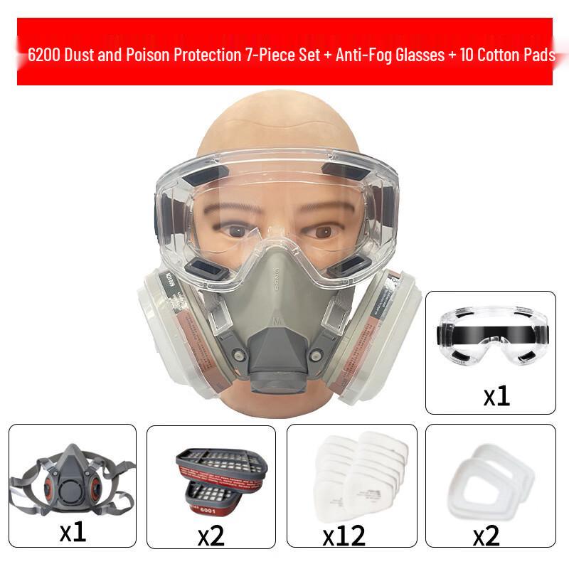 

Lieve Reusable Half-Face Respirator Mask Set Medium