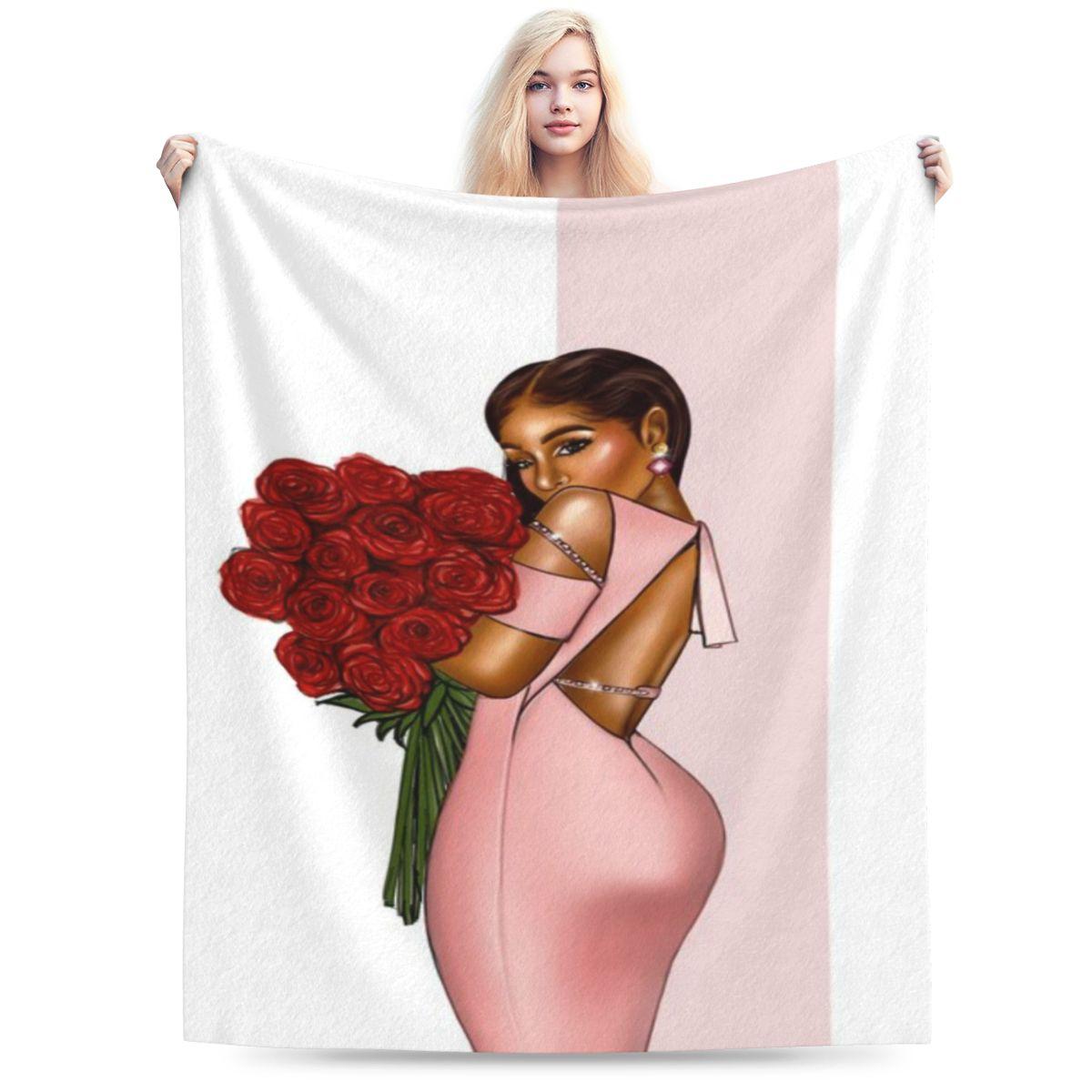 

Gia Roses Custom Warm Decorate Home An UltraSoft Micro Fleece Blanket 75x100cm 30x40in