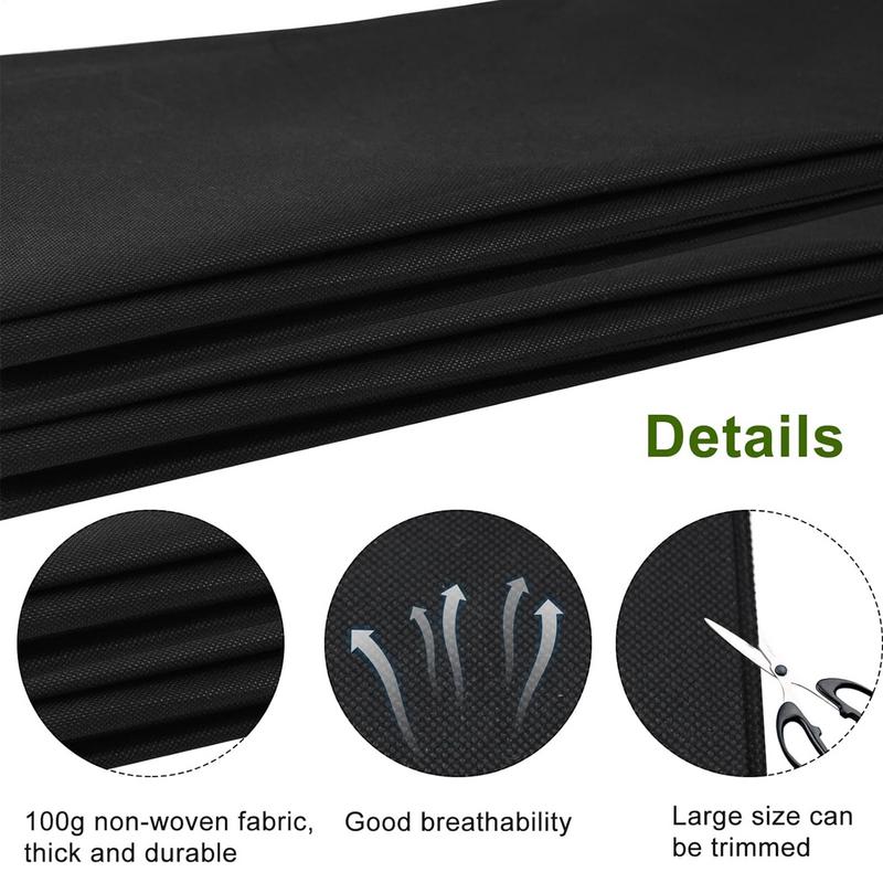Landscaping Fabric Landscape Soil Blocker Mat Ground Cover Soil Block Gardening Mat Garden Cloth For Driveway Road French Drain