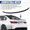 Rear Spoiler for 2019-2025 BMW G20 & G80 M3 330i 330e M340i, Gloss Black Car Trunk Wing, M3 Style Tail Deck Lip.