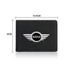 For BMW M 1Pcs Car Emblem Driver License Cover ID Credit Card Holder For BMW Mini Cooper R56 R50 R53 F56 R60 2011 2012 2013 2018