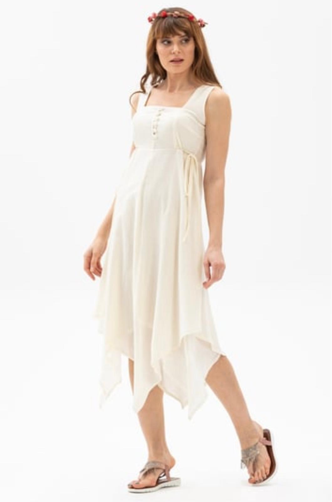 

Women s Naturel Etnic Bohem Dress S бежевий