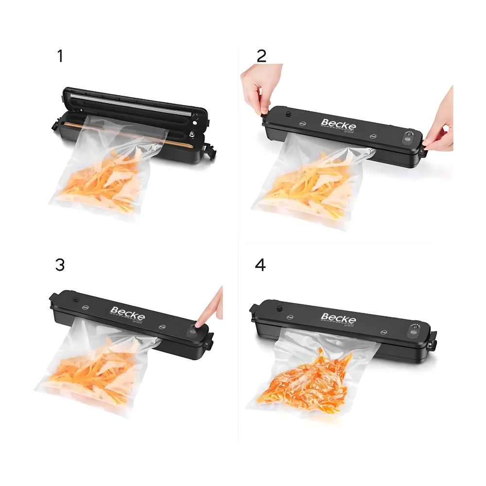 Vacuum sealer for food, bags, packaging machine, XXL foil set