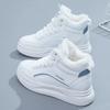 High Top White Shoes for Women  Winter Korean Version Versatile Student Board Shoes Warm Casual Shoes for Women
