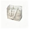 Transparent Mesh Beach Tote Bag Carry All Large Capacity Lightweight Women Storage Bag for Swimming Gym Beach Trips