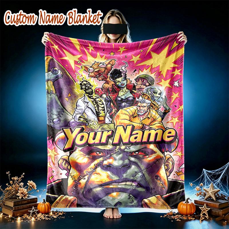 Fashion Classic Blanket, Personalized Customize Name Blankets Available Throughout the Four Seasons
