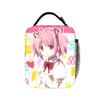 Anime Puella Magi Madoka Magica Insulated Lunch Bag Thermal Bag Reusable,Meal Container Comic Large Tote Lunch Box Food Handbags