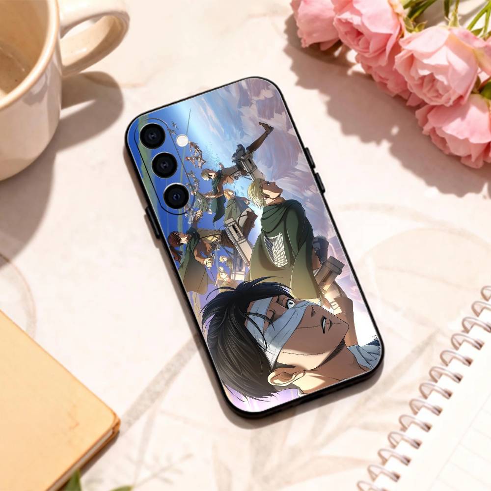Cool Attack on Titan Freedom   phone Case For Samsung Galaxy A73,A72,A71,A70,A53,A52,A51,Others Soft Black Shell