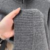 JOW Men's Thickened Half-Zip 100% Wool Sweater