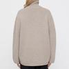 Women's European-Style High Neck Loose Wool Sweater for Autumn/Winter