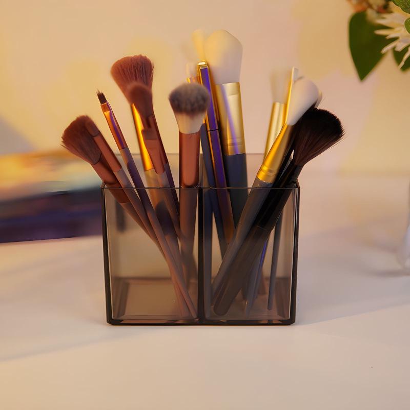Acrylic Pen and Makeup Brush Display Stand - Holds 12 Items