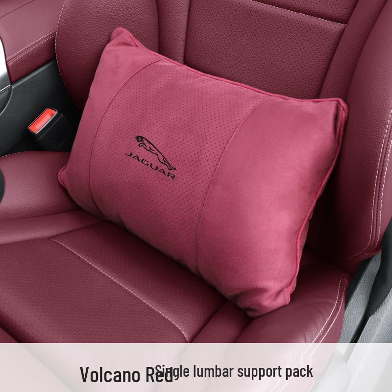 Atmungsaktive Nackenstützen-Kopfstützen aus Wildleder für Jaguar XEL/XFL/F-PACE Autositze
