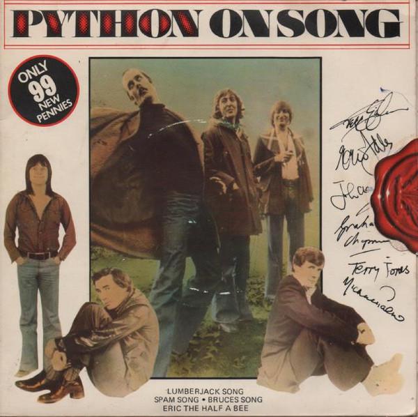 

7-дюймовая пластинка MONTY PYTHON Python On Song MP001 Charisma 1976 UK Саундтреки Мюзиклы Б/у